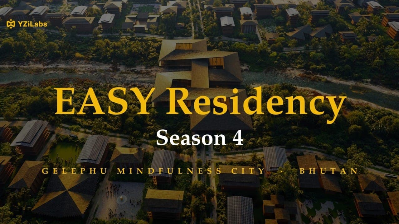 Apply to EASY Residency S4 — Build Inside Bhutan's New Sovereign Tech City - YZi Labs Blog - Yzilabs logo